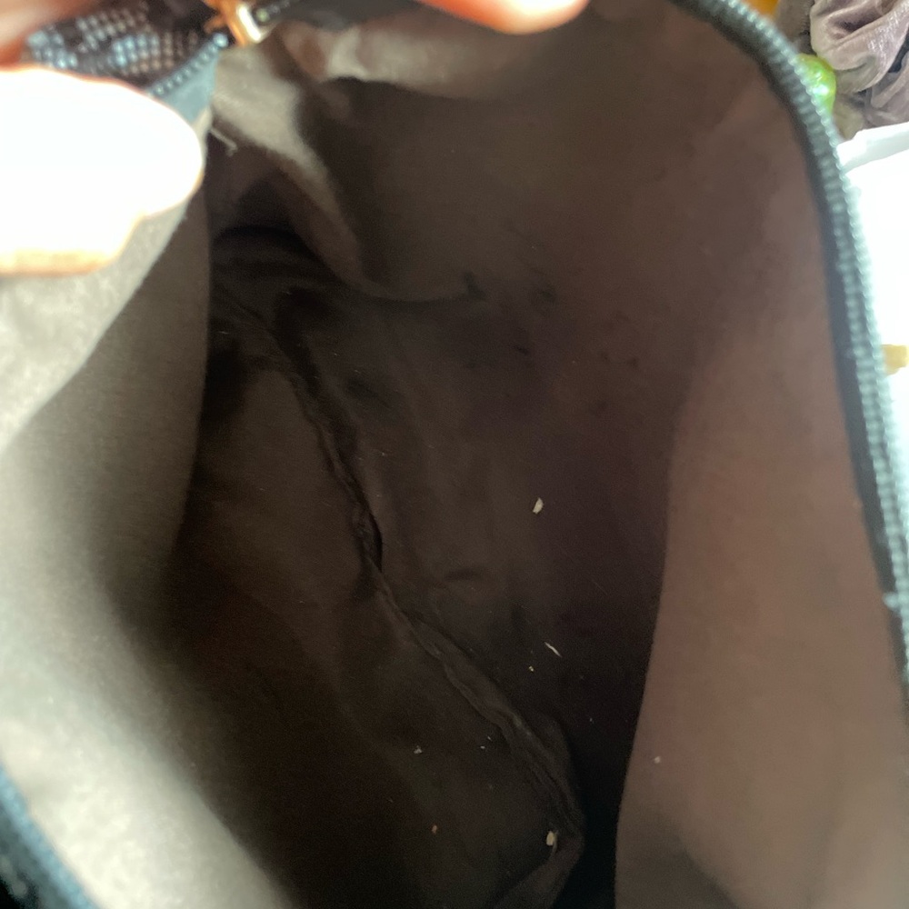 Stylish Black Patterned Shoulder Bag - image 4